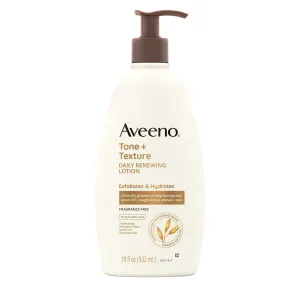 Aveeno Tone   Texture Exfoliating Lotion Sensitive Skin 18oz