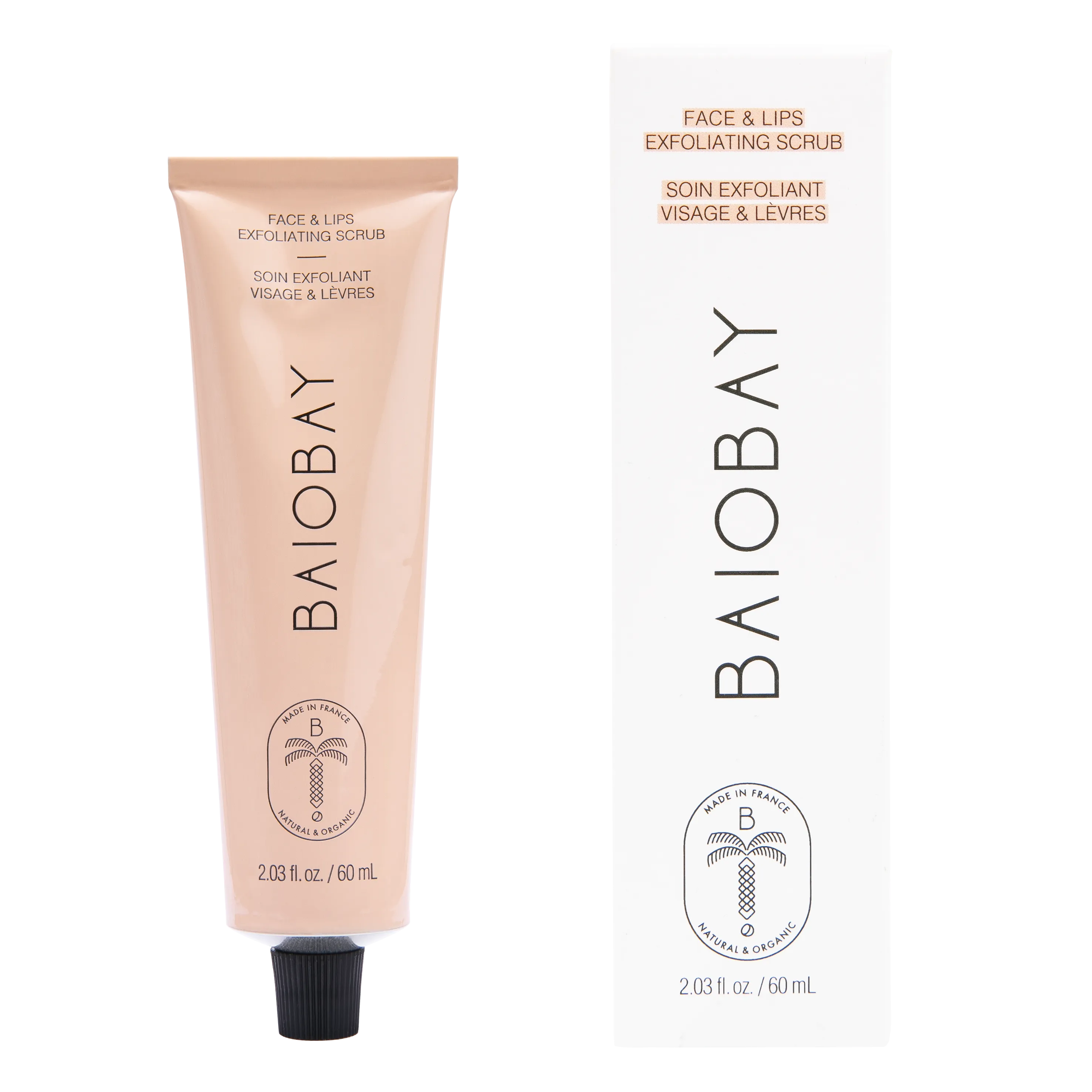 Baiobay Face & Lips Exfoliating Scrub 60ml