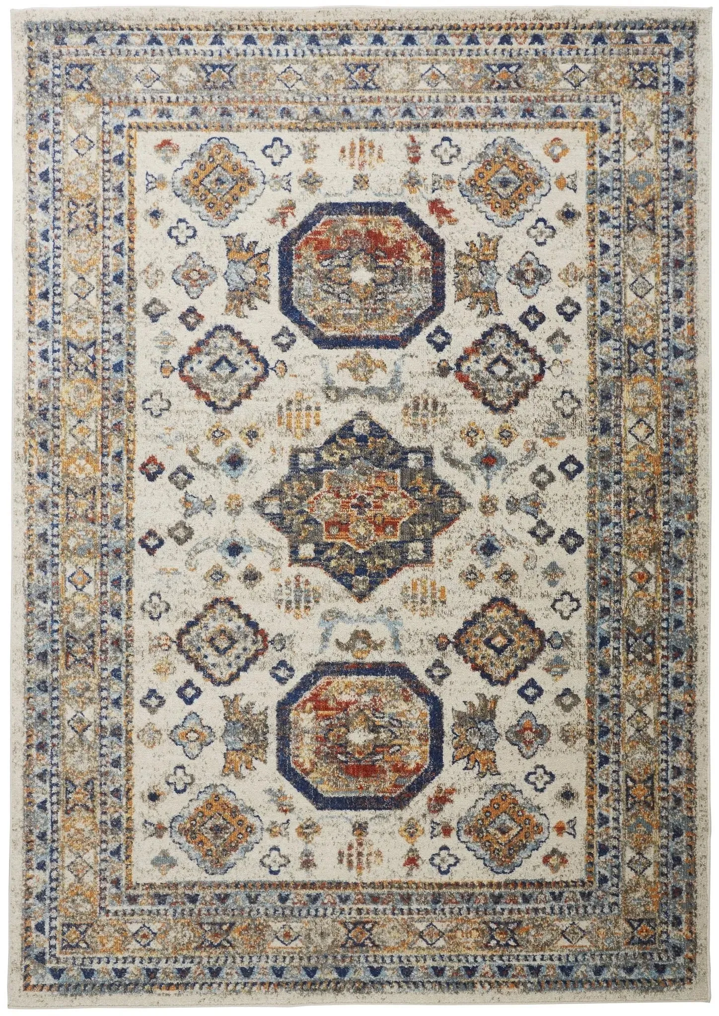 Bellini I78I3137 Ivory/Orange Rug