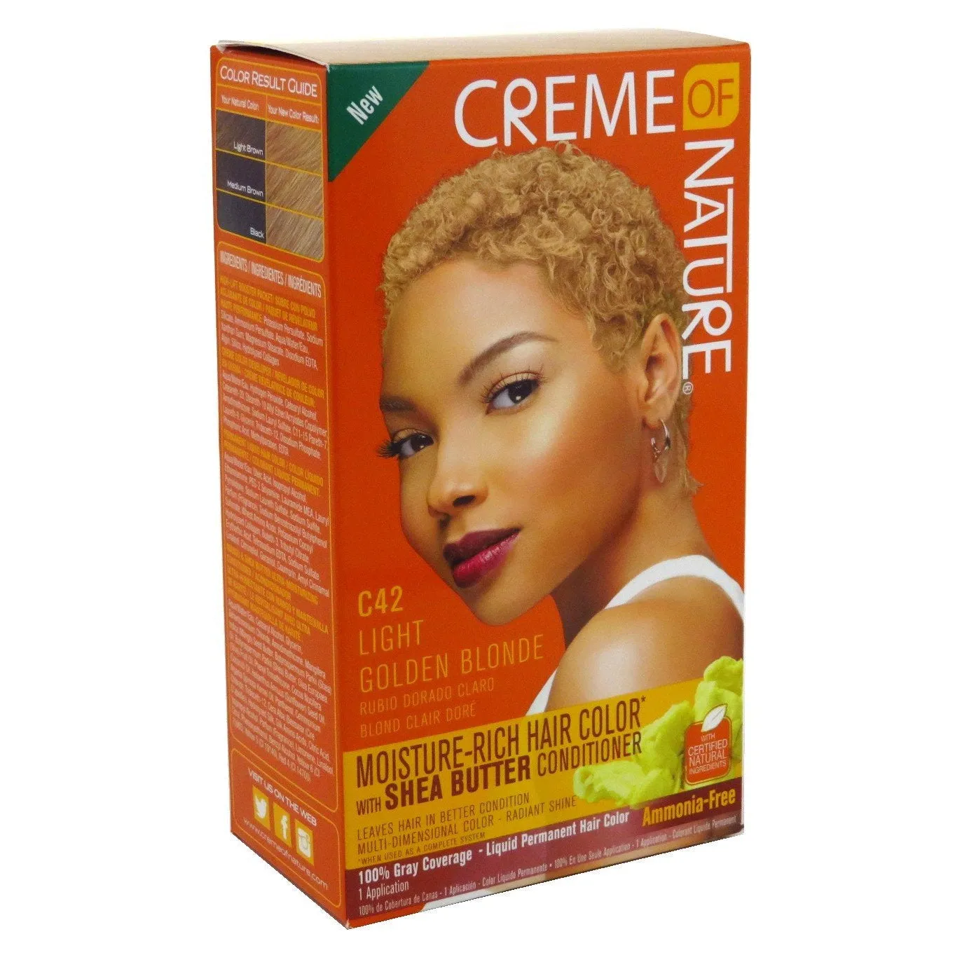 Creme of Nature Moisture Rich Hair Color with Shea Butter Conditioner