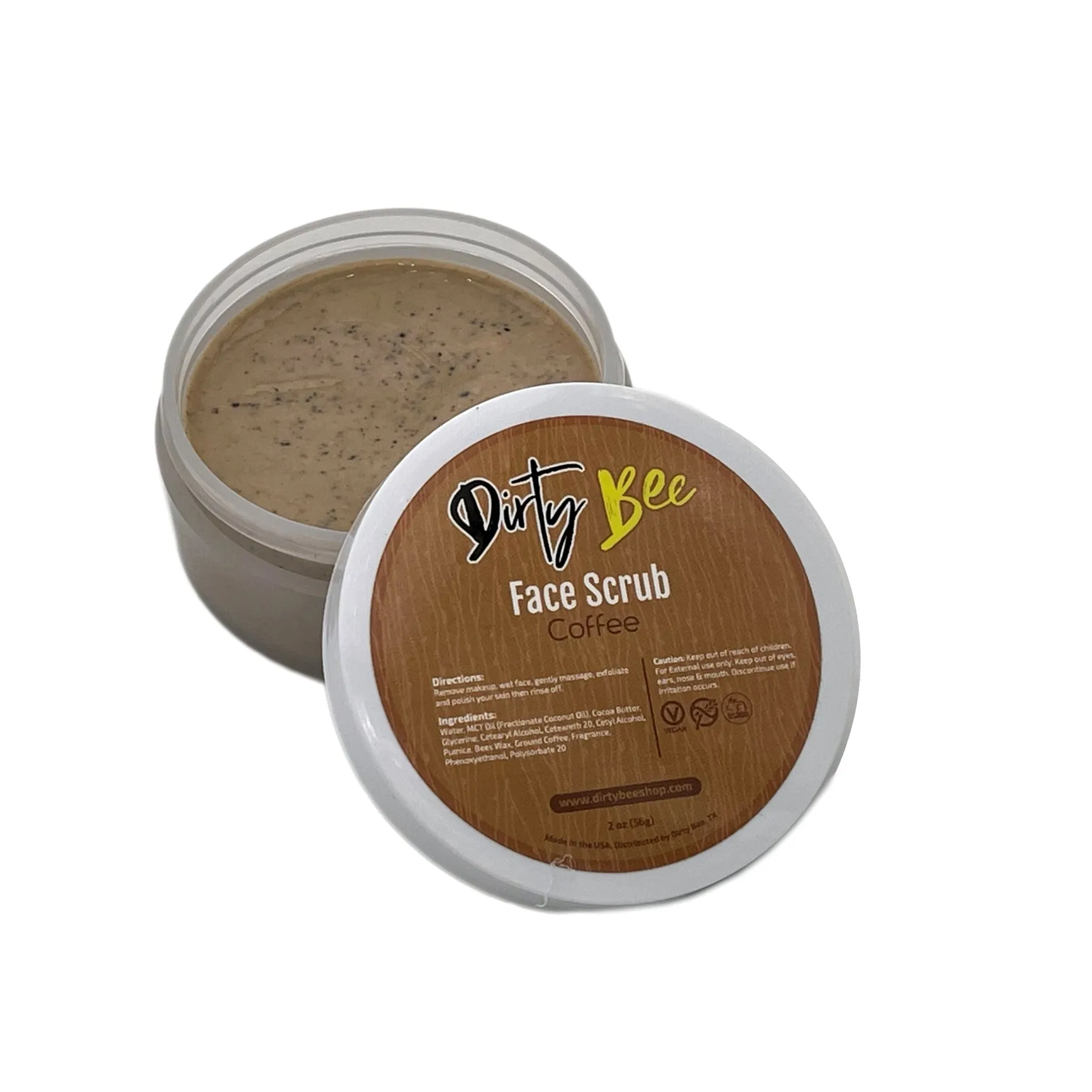 Dirty Bee Face Scrub: Coffee