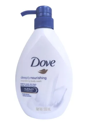 Dove Deeply Nourishing Bodywash with Pump - 550ml