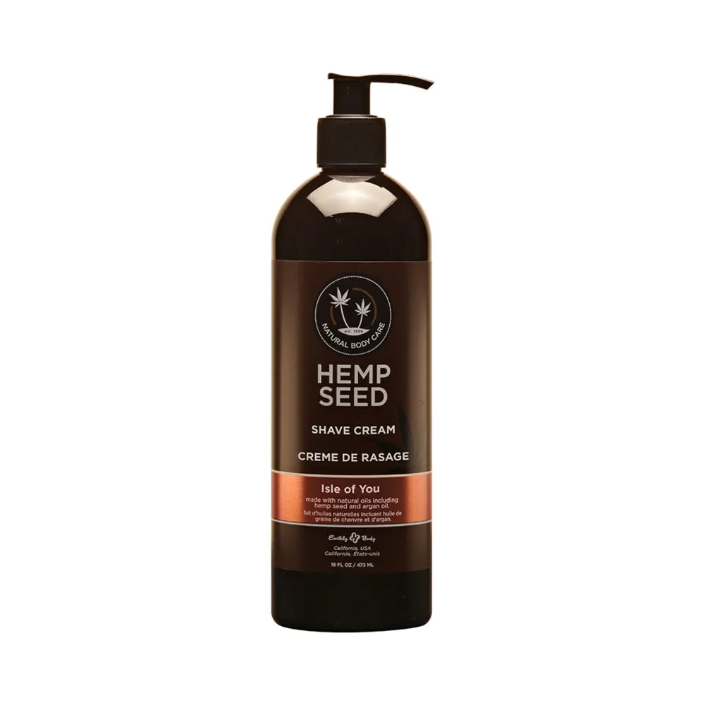 Earthly Body Hemp Seed Shave Cream Isle Of You 16oz