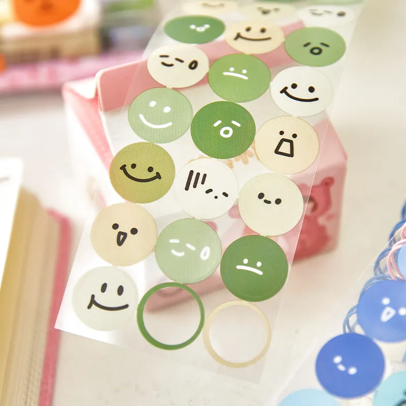 Expressive Smiles - Radiant Sticker Collection to Brighten Your Day