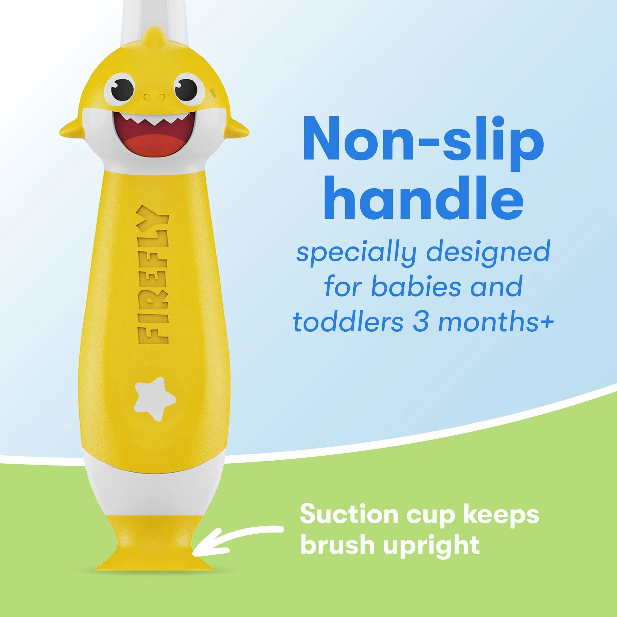 First Firefly Baby Shark Training Light Up Toothbrush, 1 Count