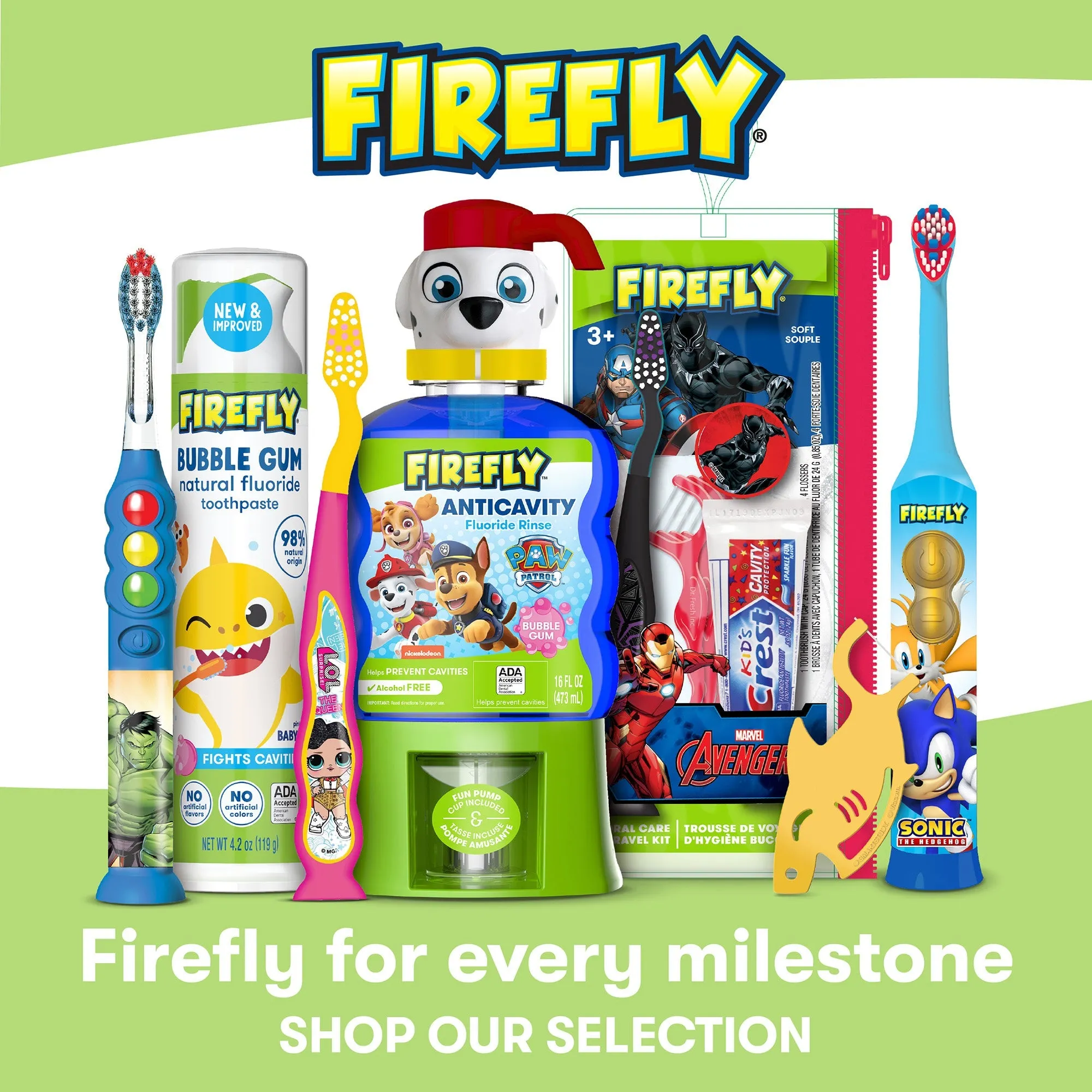 First Firefly Baby Shark Training Light Up Toothbrush, 1 Count