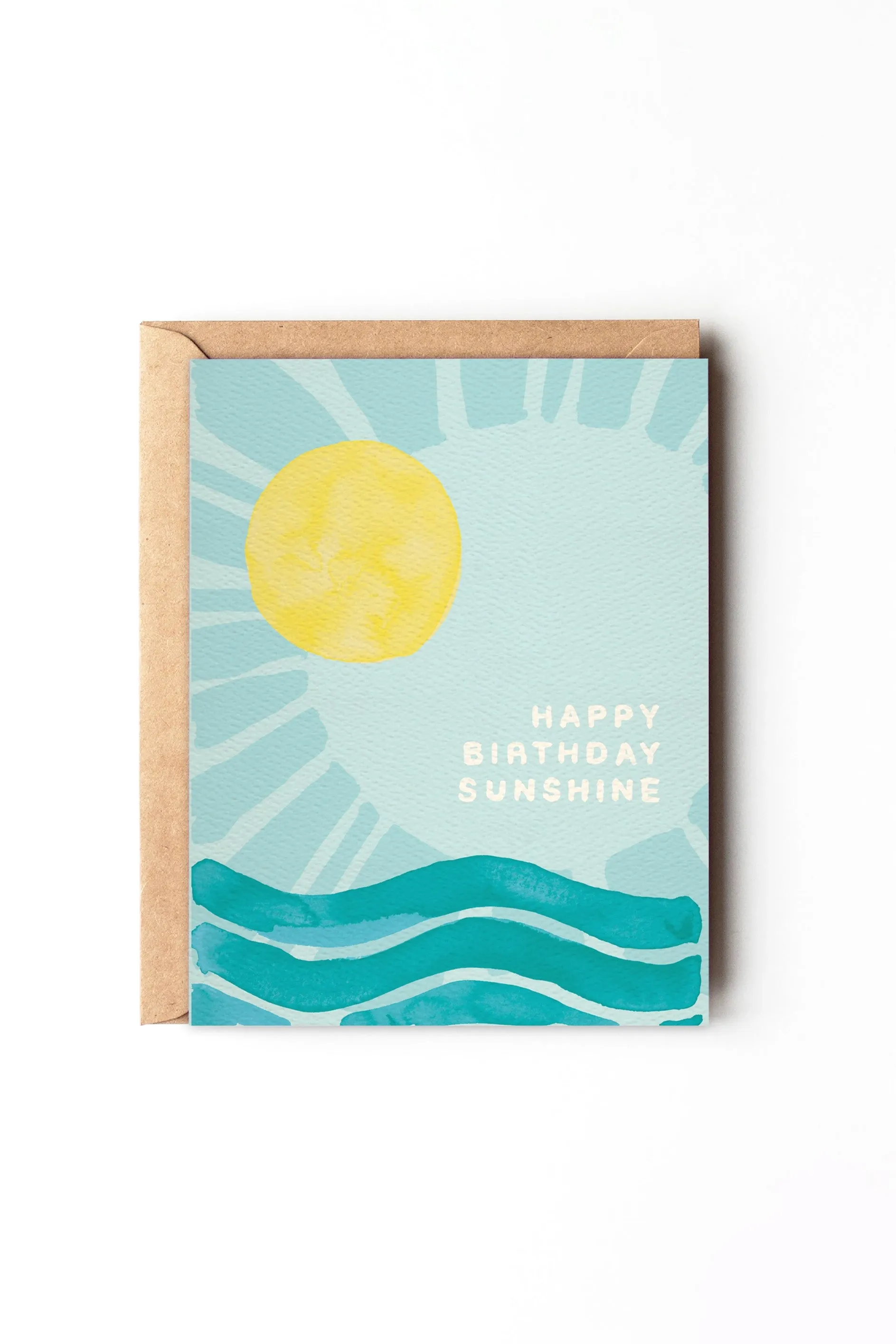 Happy Birthday Sunshine - Uplifting Summer Birthday Card