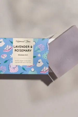 lavender and rosemary shampoo bar