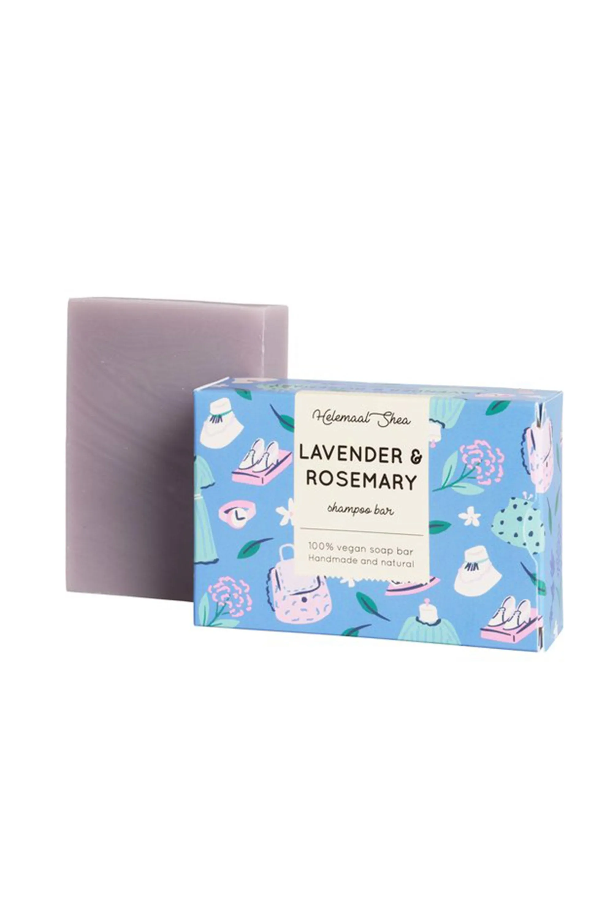 lavender and rosemary shampoo bar