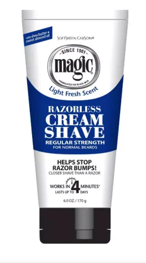 MAGIC RAZORLESS CREAM SHAVE  6OZ