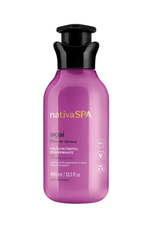 O Boticario Nativa Spa Açai Women's  Moisturizing Body Lotion