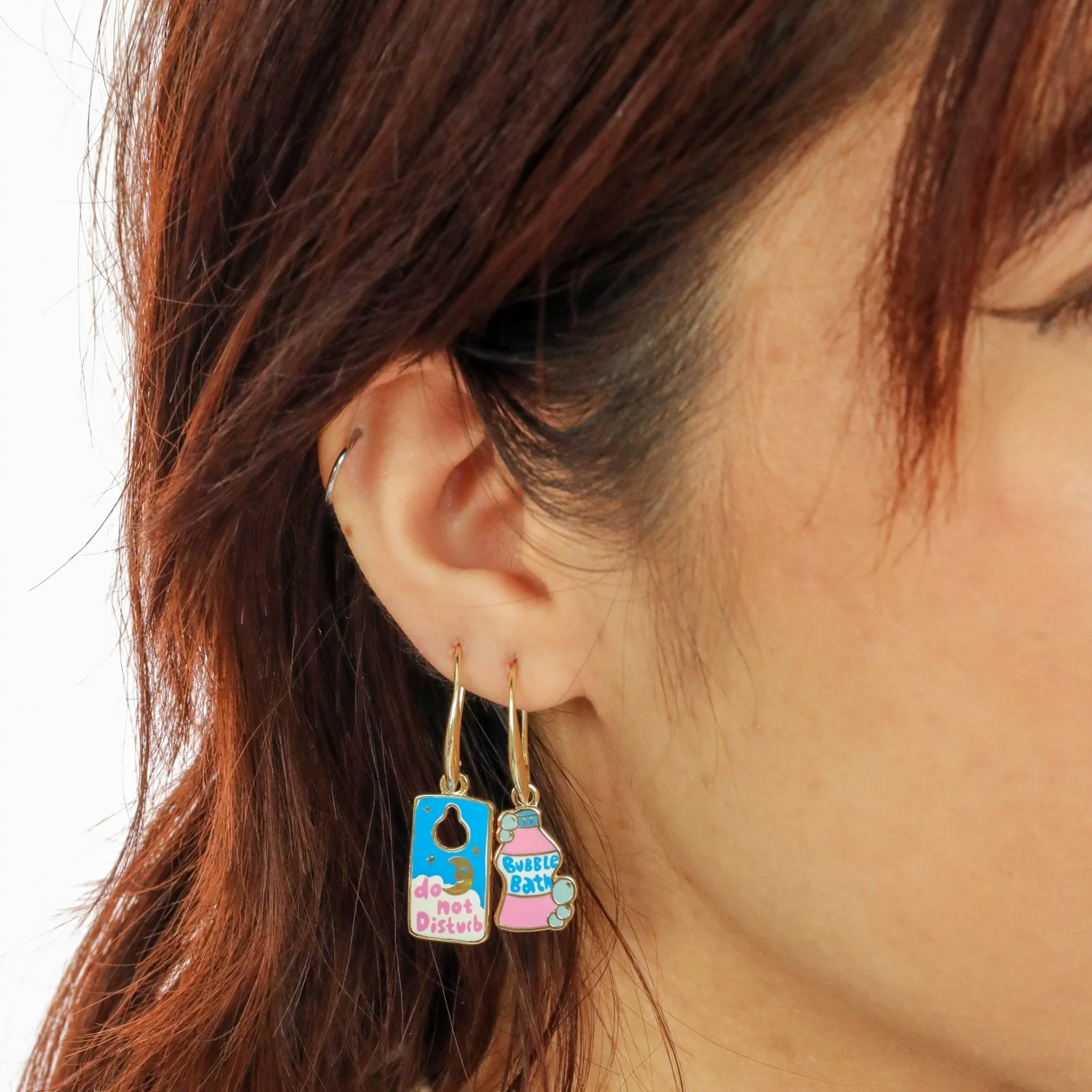 Self-Care Bubble Bath Drop Earrings