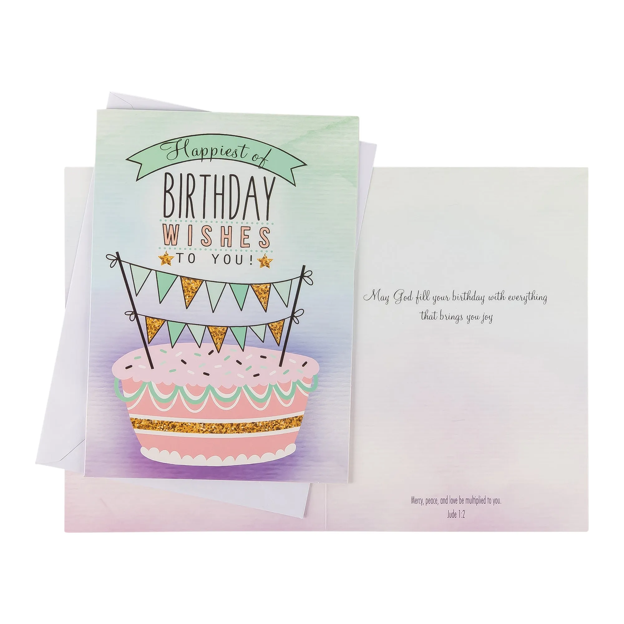 Single Cards: Birthday, Wishes, Happiest of Birthday Wishes to you (Set of 6)