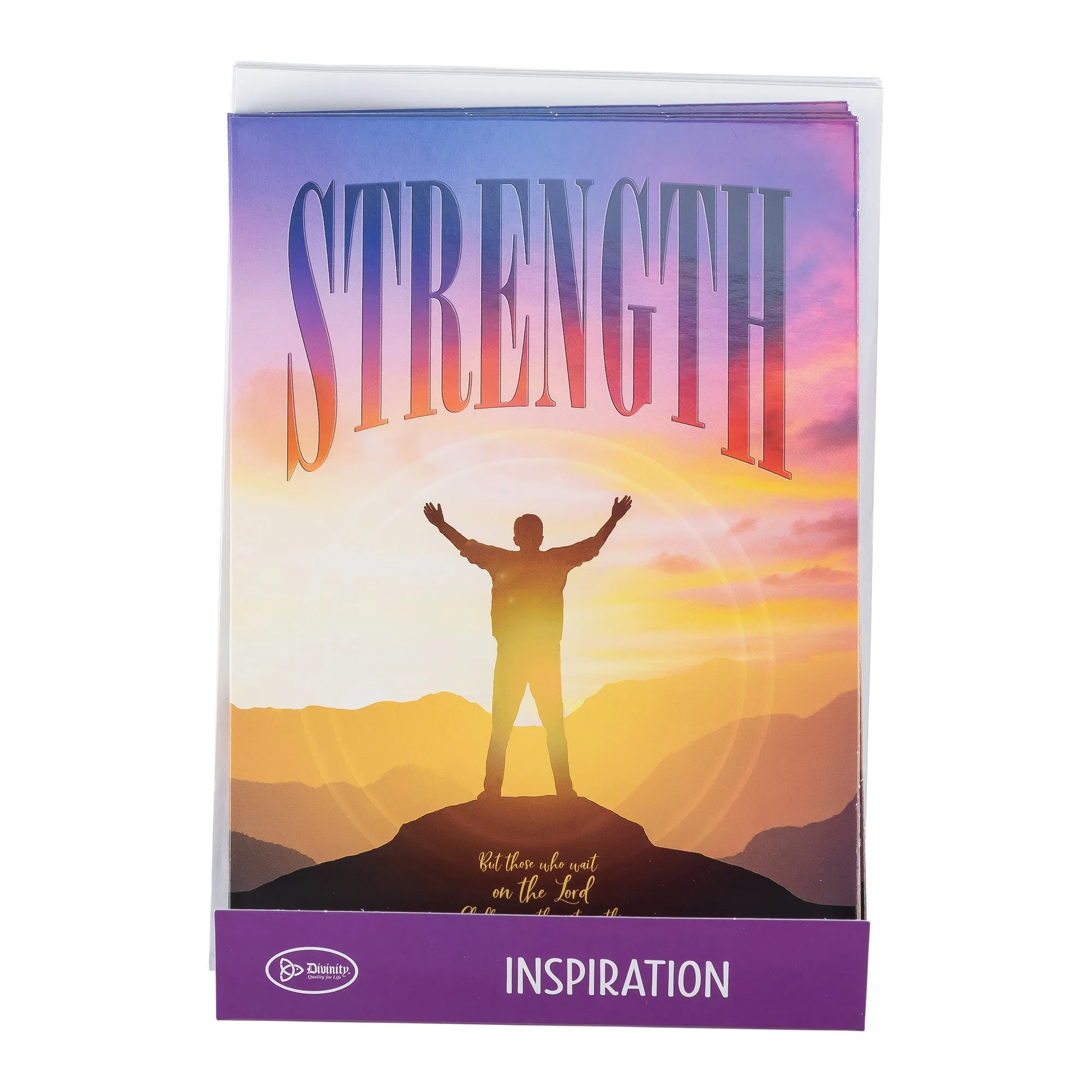 Single Cards: Inspiration, God is Our Strength (Set of 6)