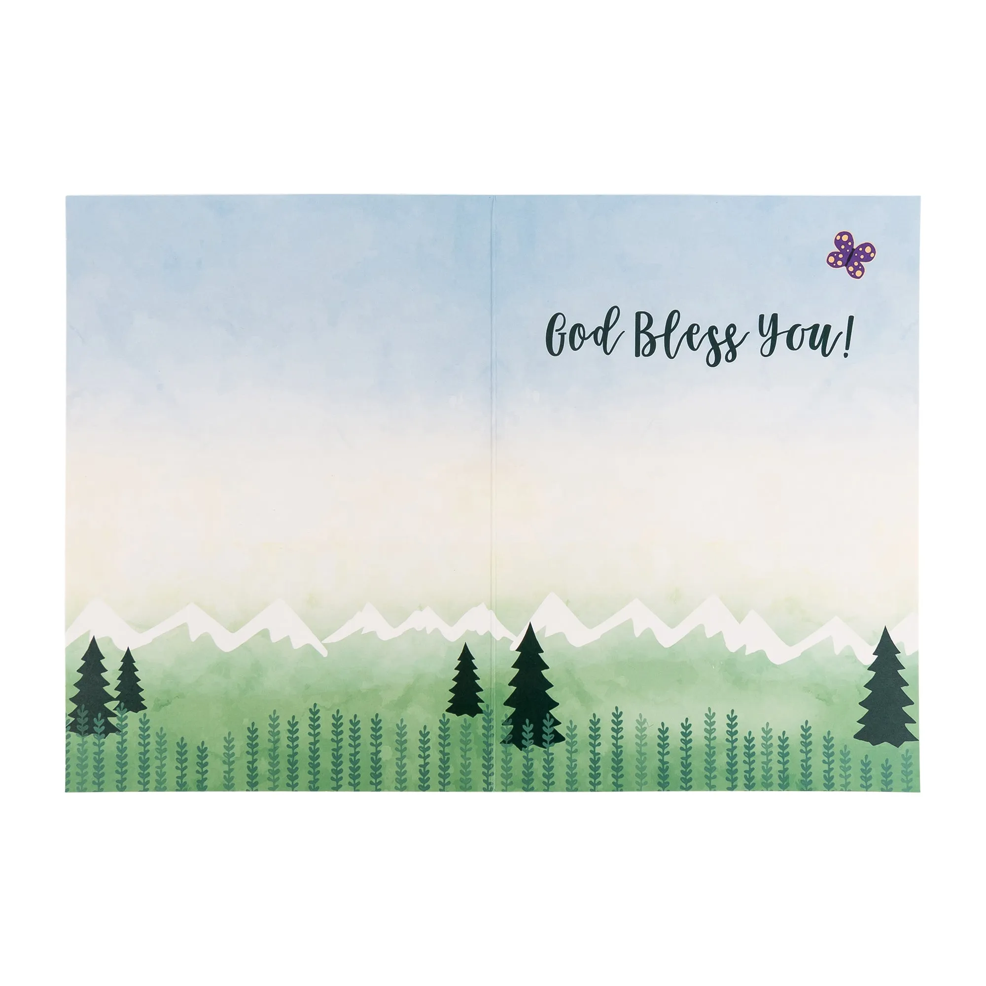 Single Cards: Inspiration, I Will Lift Up My Eyes To The Hills (Set of 6)