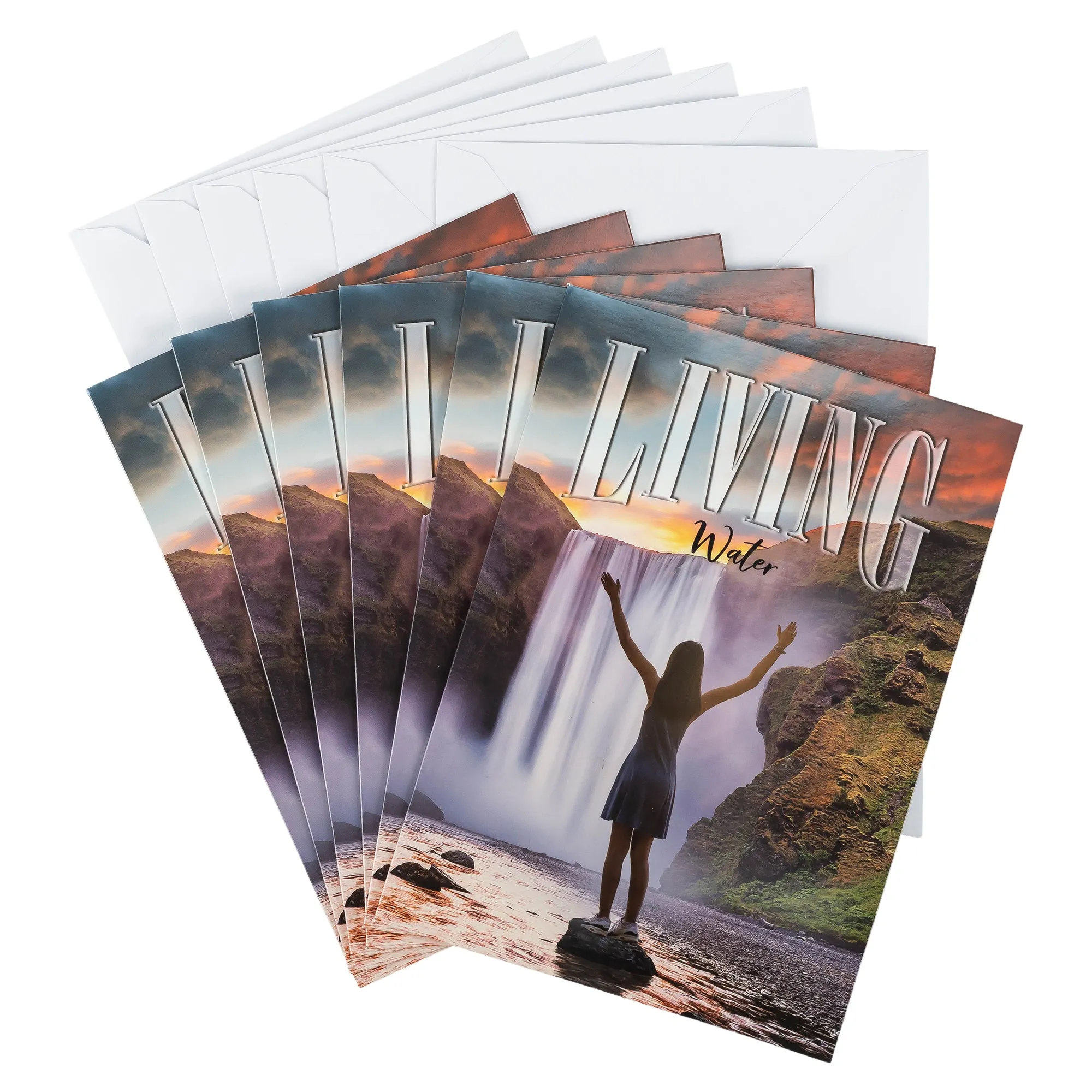 Single Cards: Inspiration, Living Water, May God Refresh Your Soul (Set of 6)