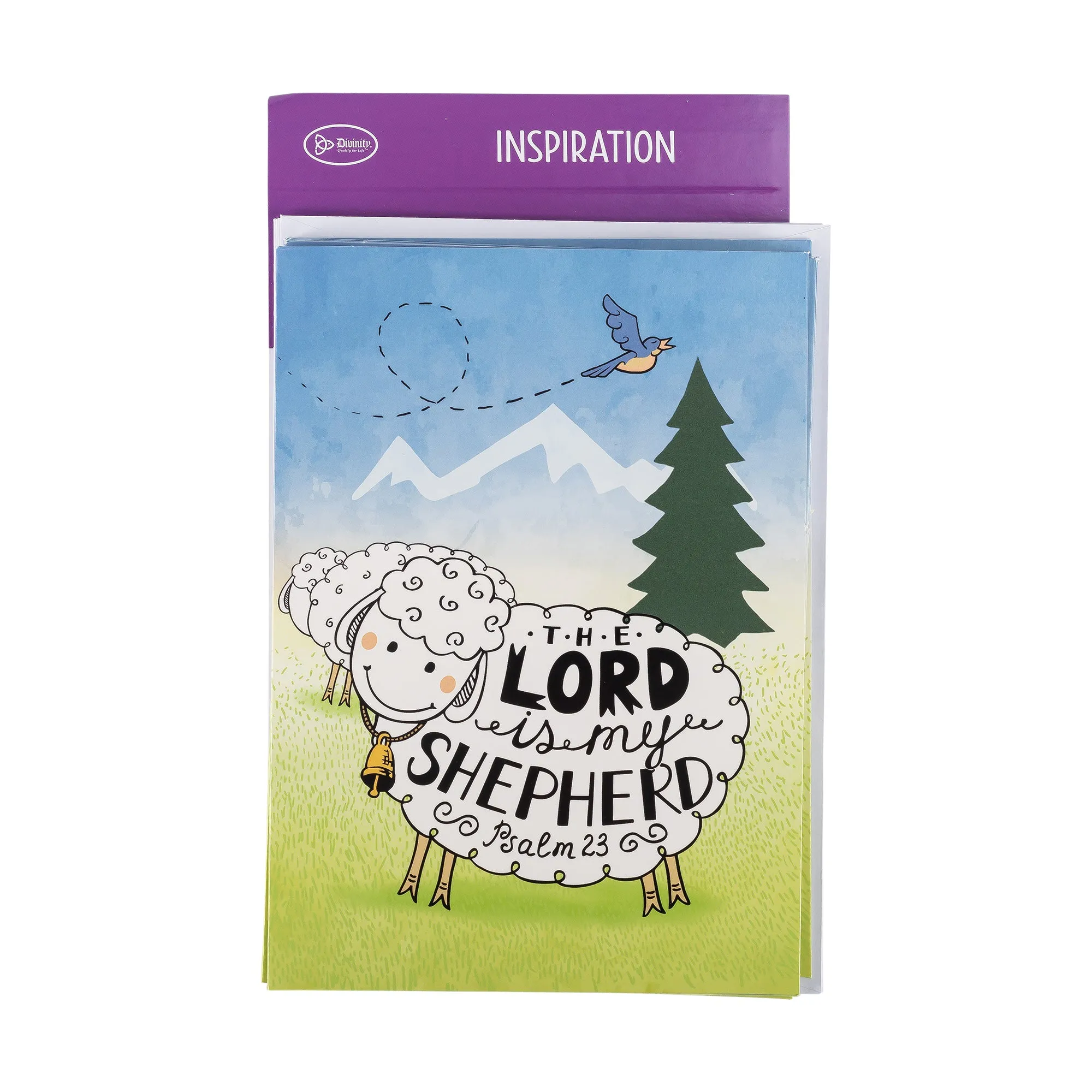 Single Cards: Inspiration, The Lord is my Shepherd (Set of 6)