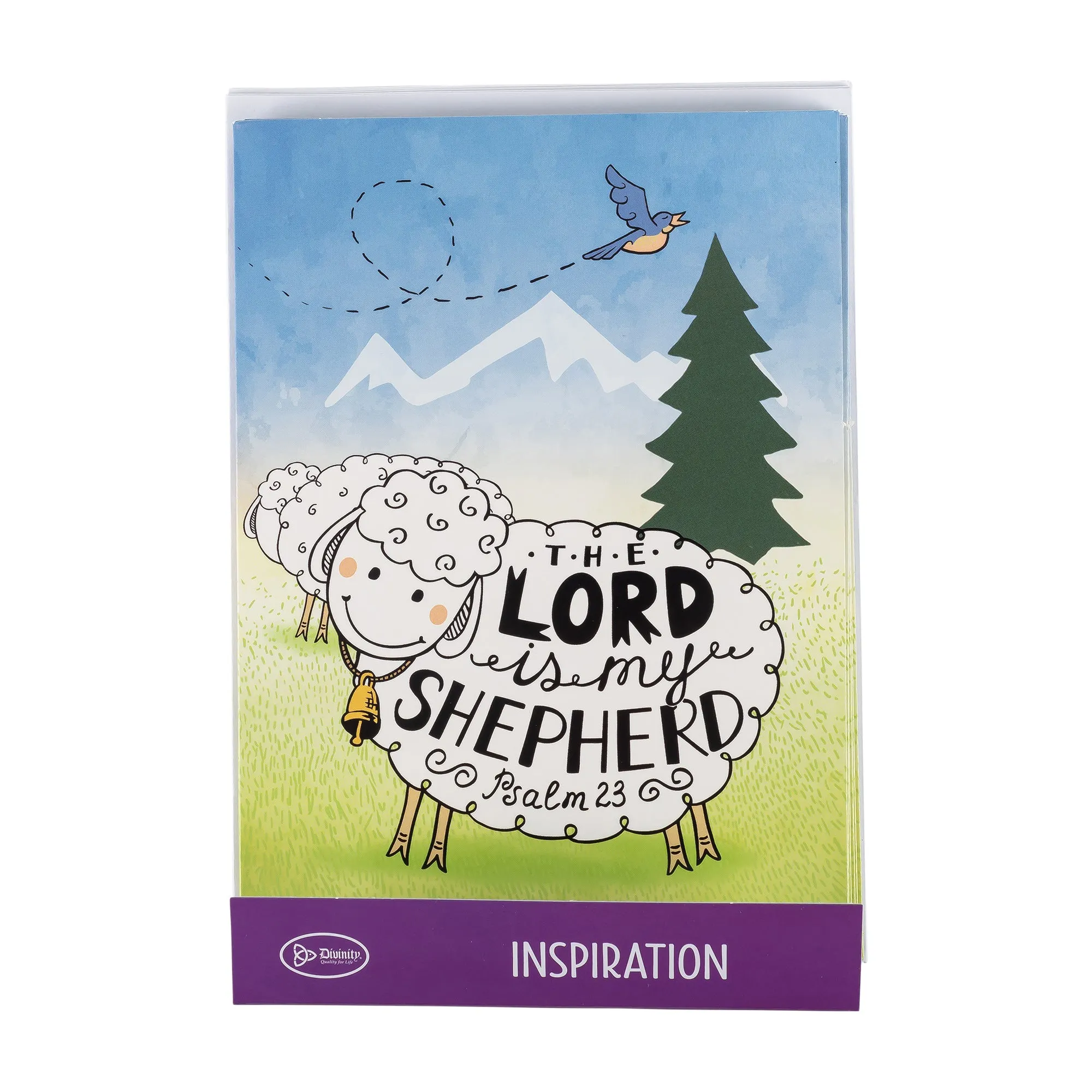 Single Cards: Inspiration, The Lord is my Shepherd (Set of 6)