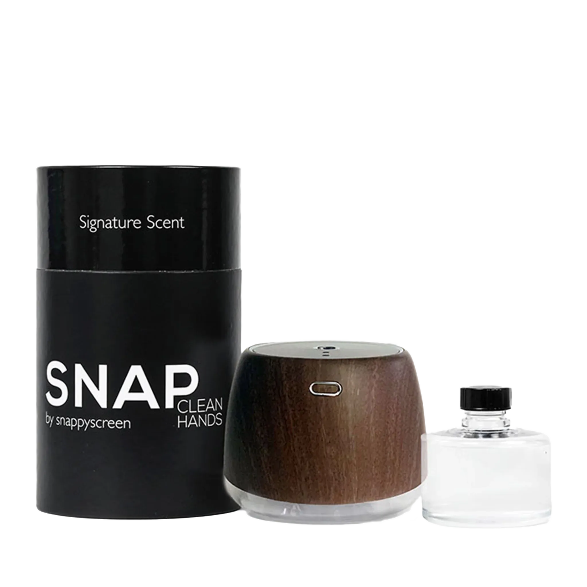 Snap Woodgrain Touchless Mist Sanitizer- Signature Scentp