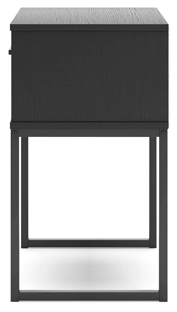 Socalle Full Panel Headboard with Dresser, Chest and Nightstand in Black