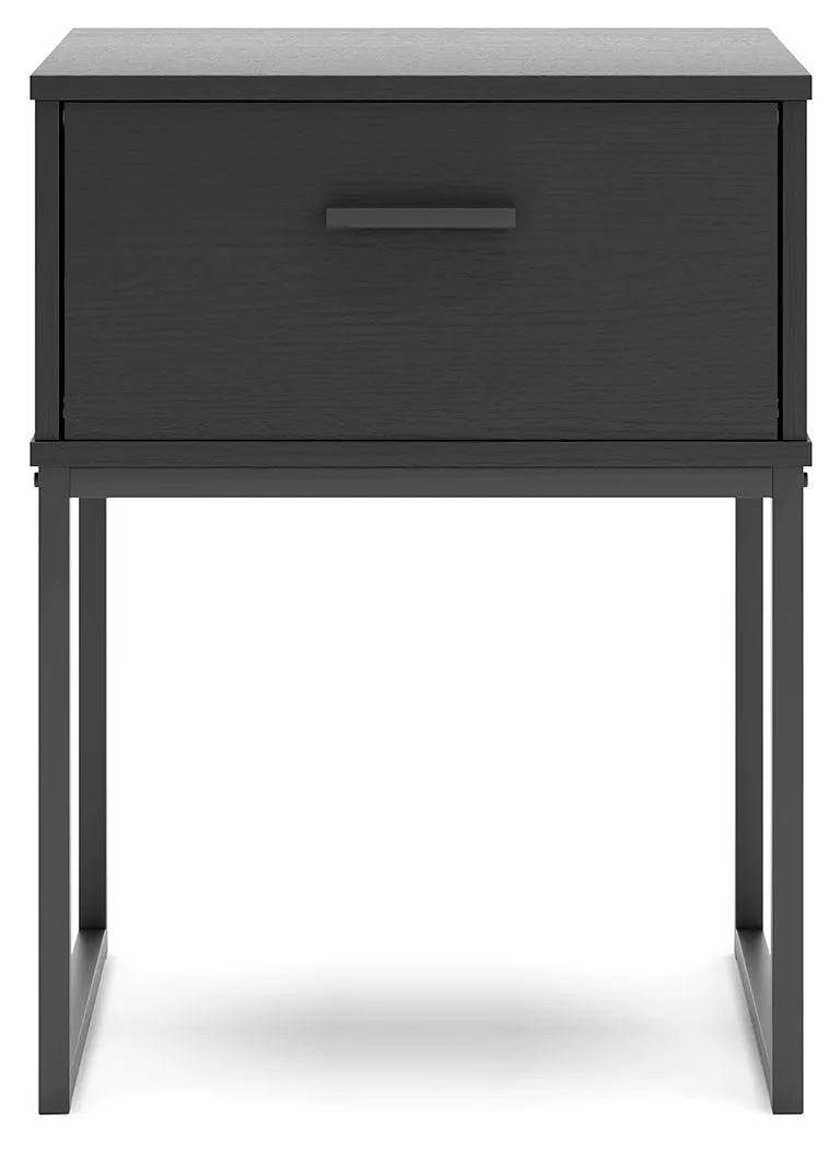 Socalle Full Panel Headboard with Dresser, Chest and Nightstand in Black