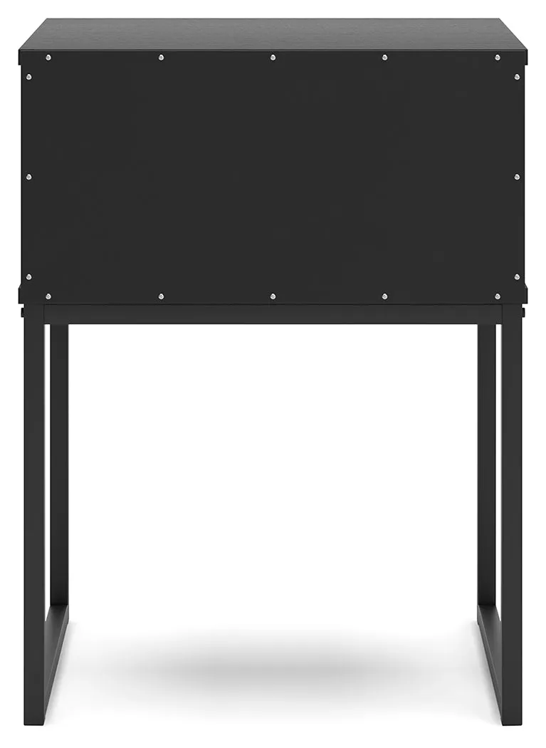 Socalle Full Panel Headboard with Dresser, Chest and Nightstand in Black