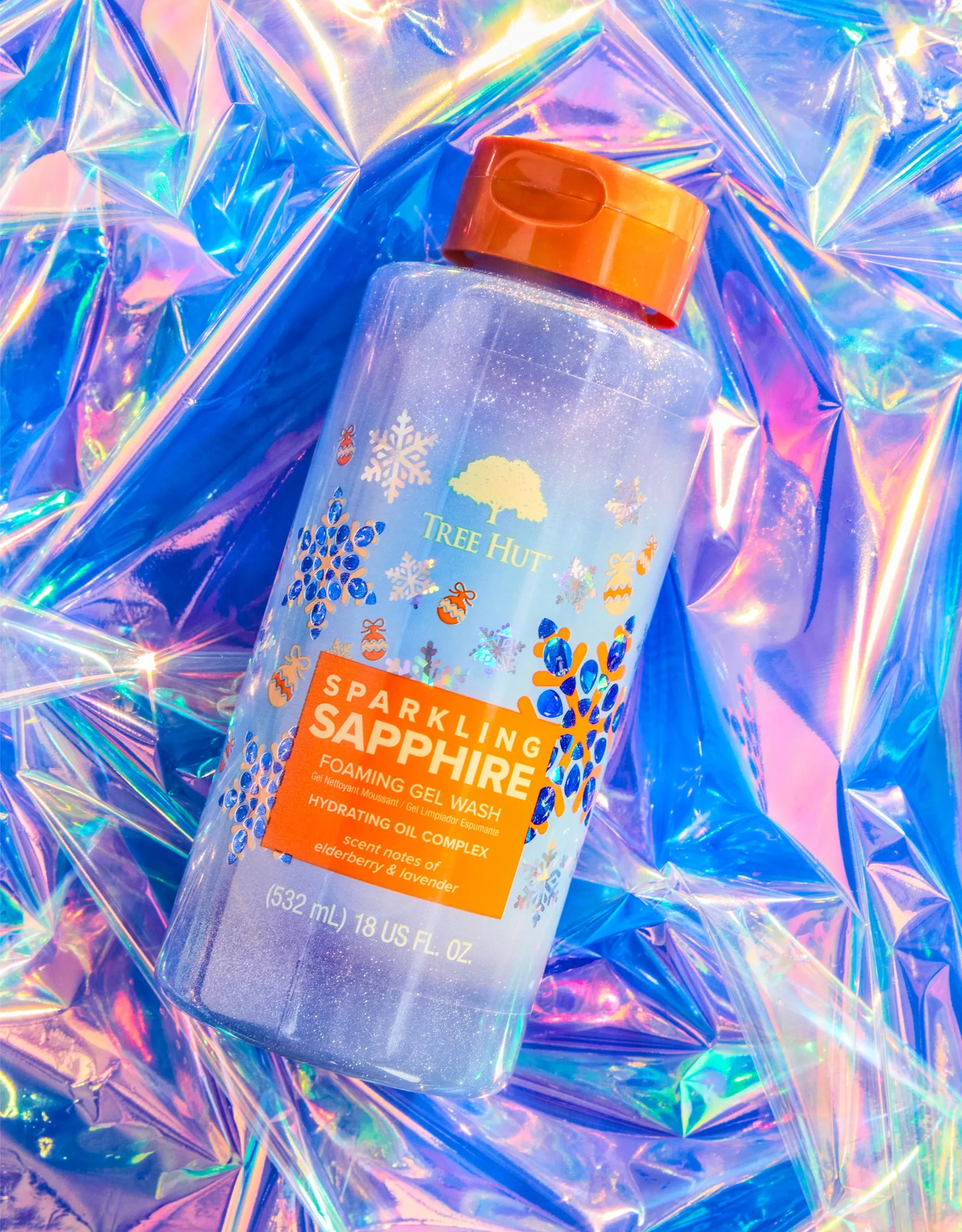 sparkling sapphire foaming gel wash