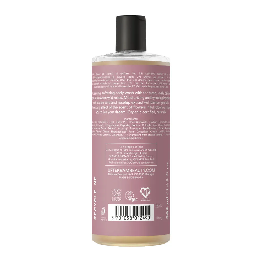 Urtekram Soft Wild Rose Body Wash 500ml